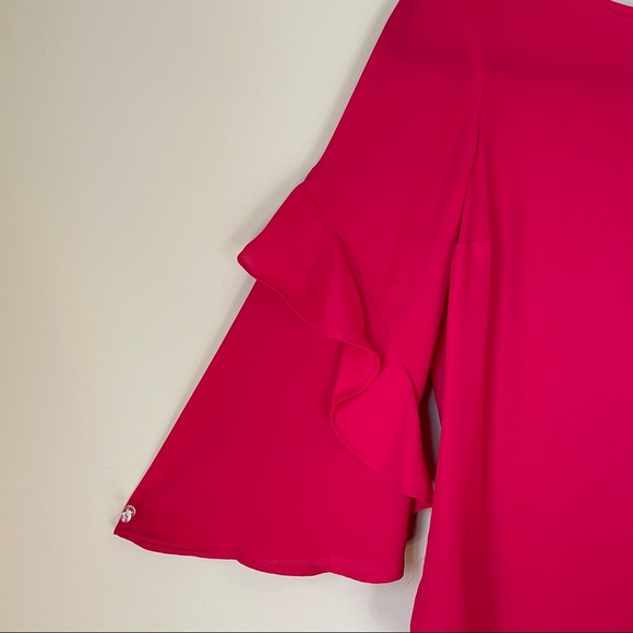 ASOS RUFFLE SLEEVE TOP - Picture 2 of 4